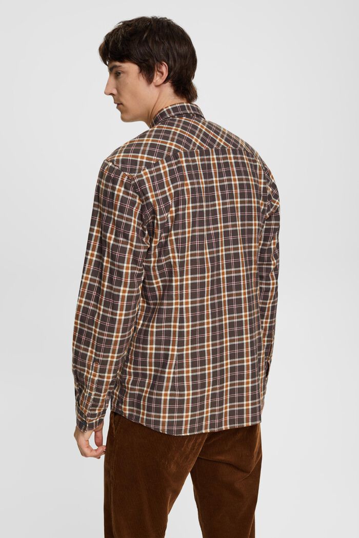 Button-Down-Hemd mit Karos