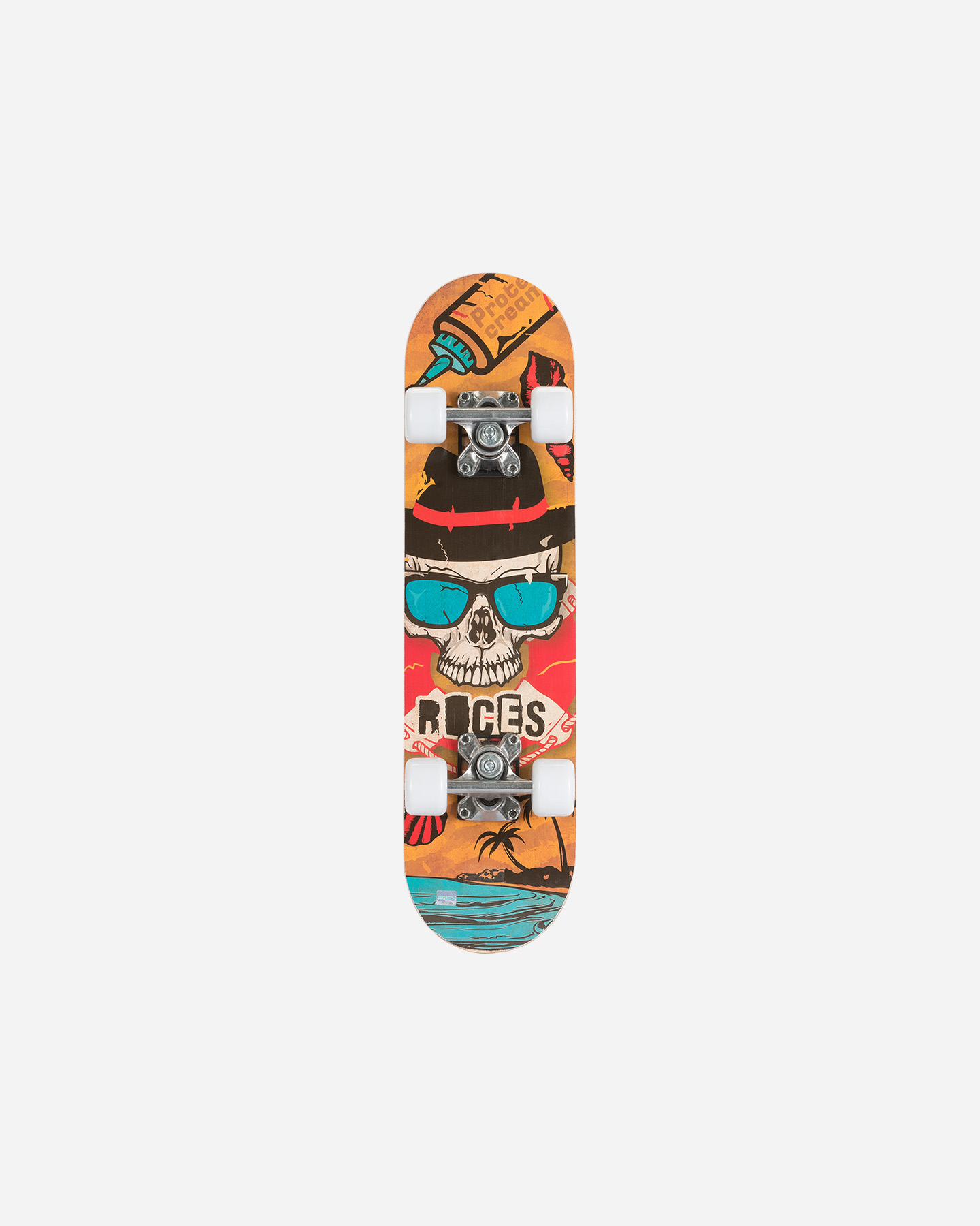 Deskorolka Roces 4" Skull Beach Mini 31061-999