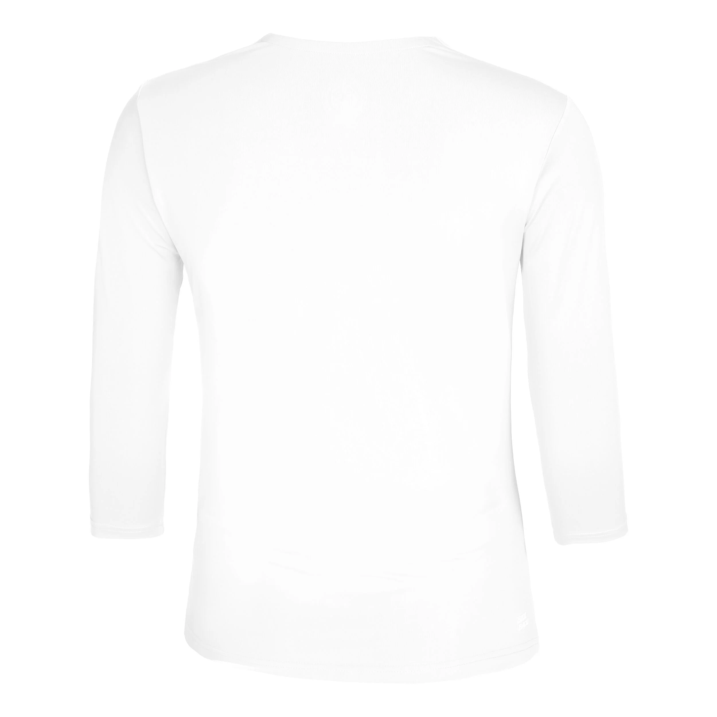 Crew V-Neck Longsleeve Damen - Weiß