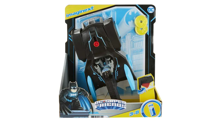 Imaginext DC Super Friends Bat-Tech 2-in-1 Batmobil & Batwing