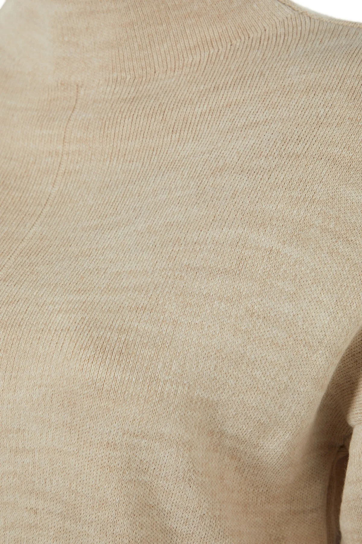 Trendyol Collection  Beiges Strickoberteil und -unterteil im Set mit normaler Hose TWOAW21AU0060