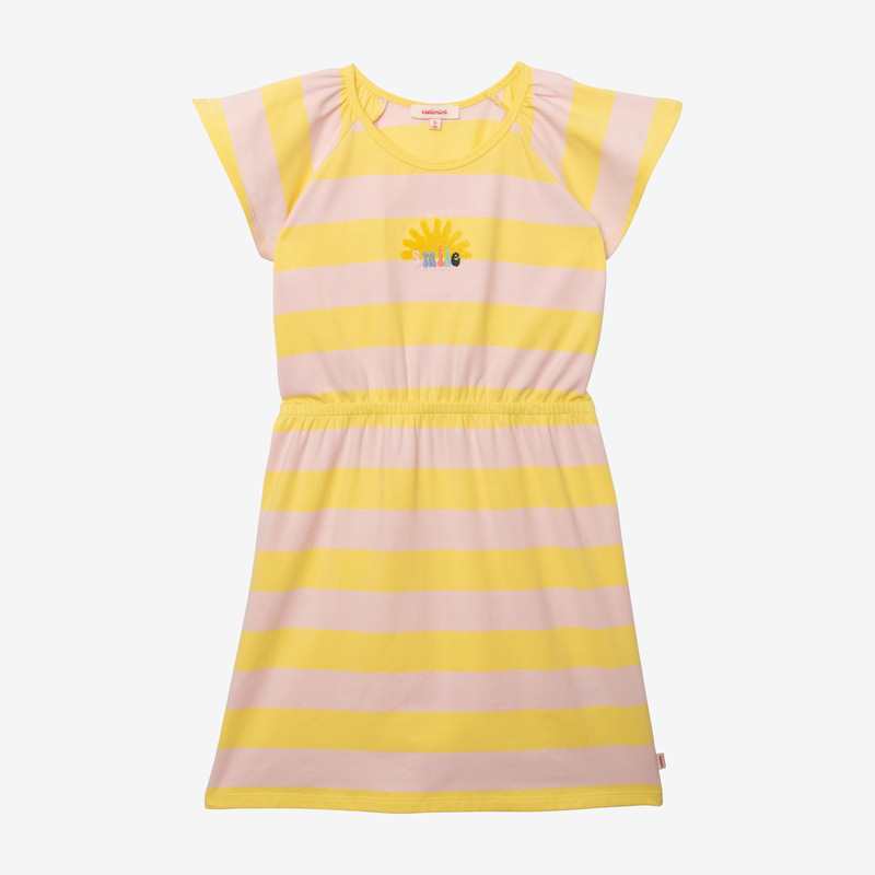 Robe fille rayures bicolores rose Catimini