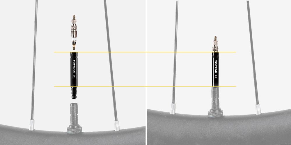 Topeak Valve Extender Ventilverlängerung für zweiteiliges Presta-Ventil kaufen | Bike-Discount