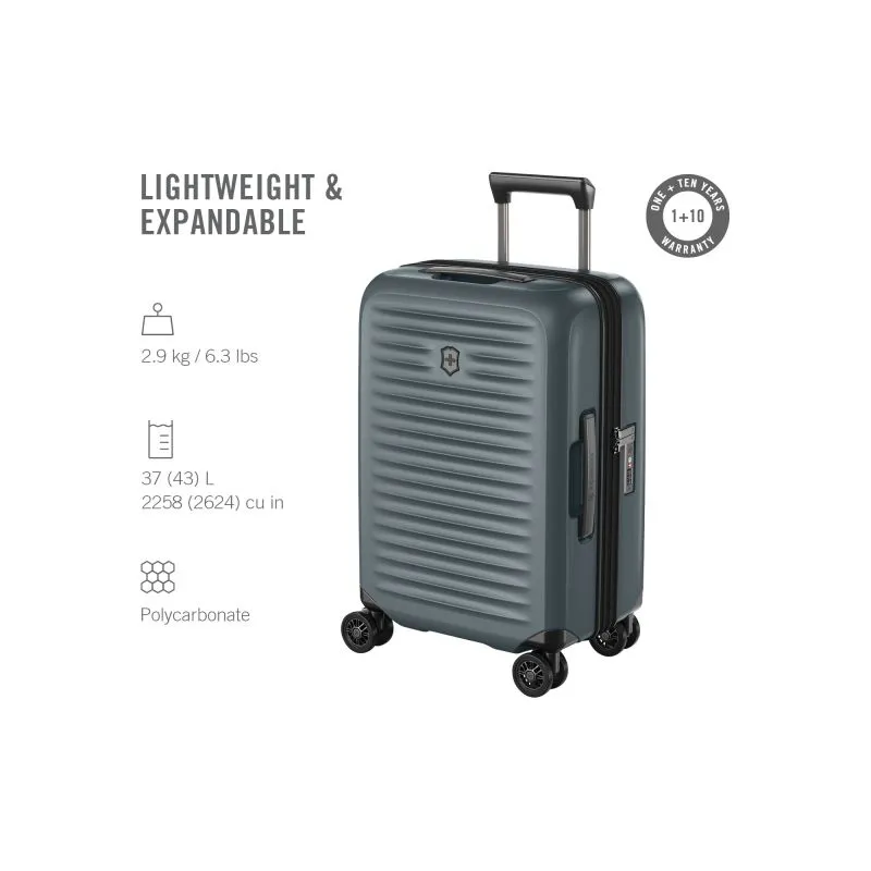 Victorinox Airox Advanced Frequent Flyer Carry-On Erweiterbar (55 cm) - Storm