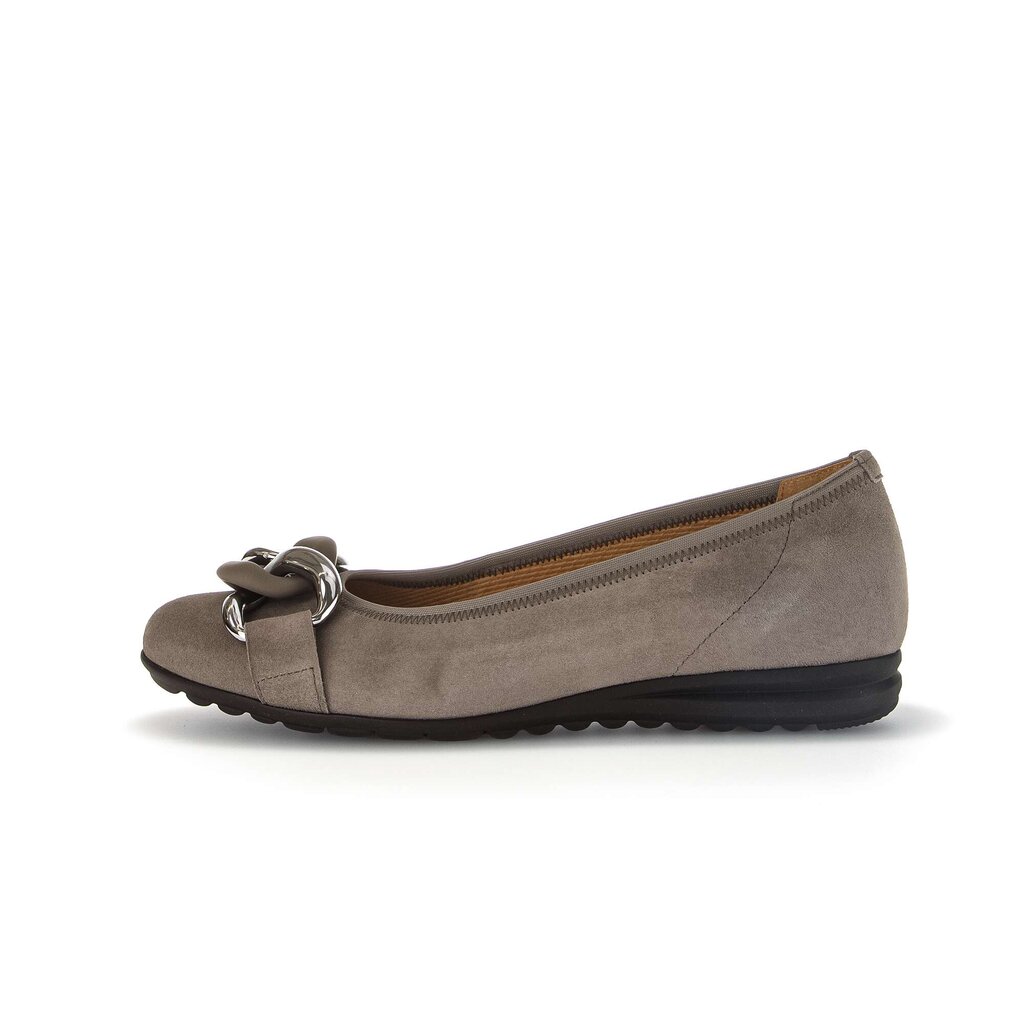 Gabor comfort Sportliche Ballerina grau