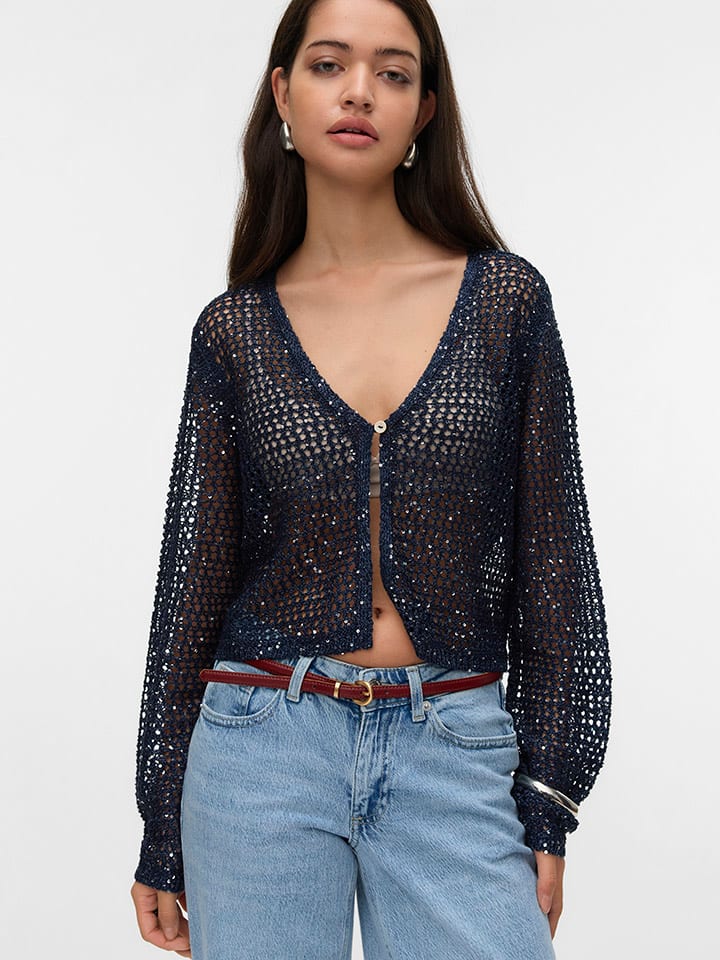 Vero Moda Cardigan in Dunkelblau günstig kaufen