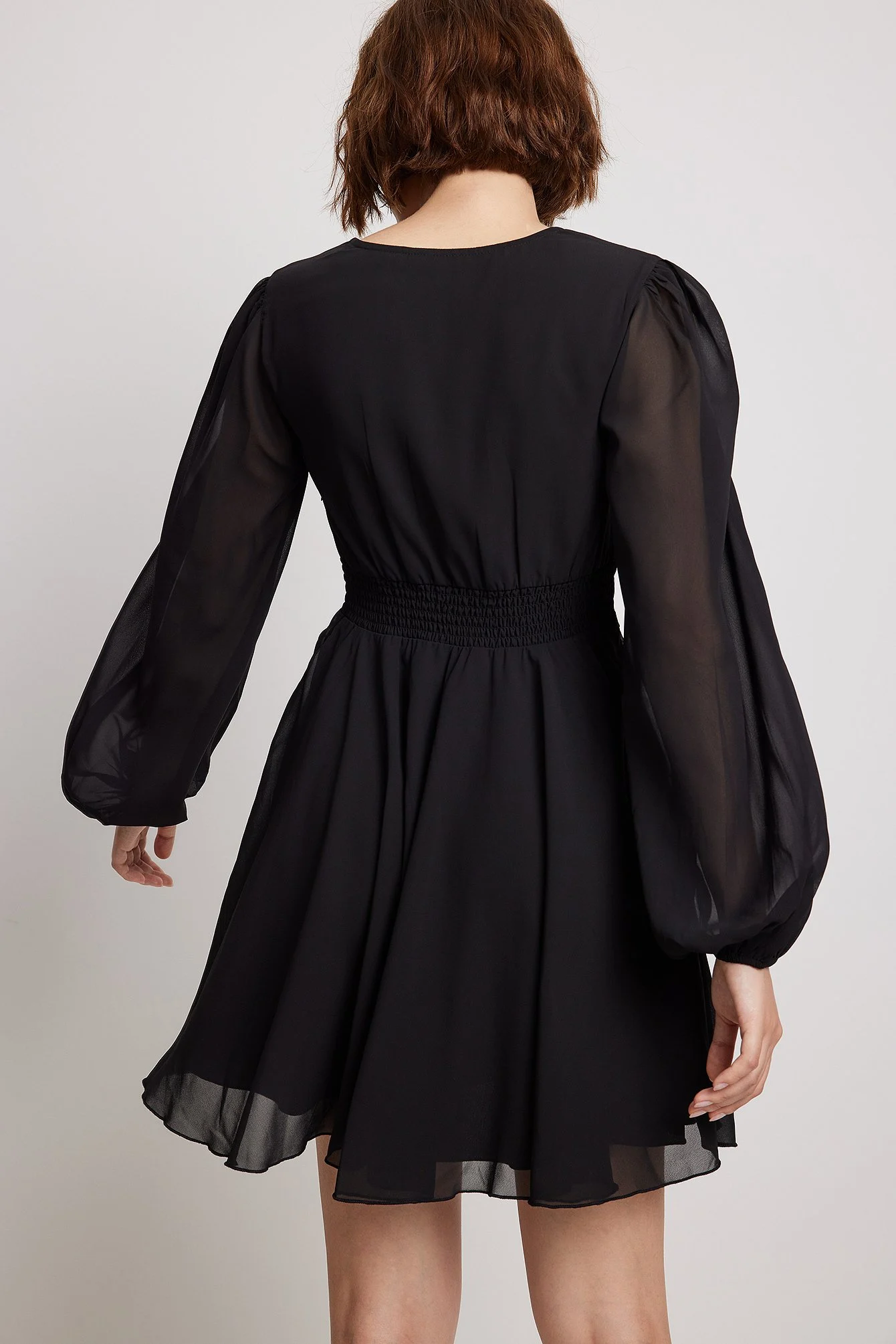Minikleid aus Chiffon