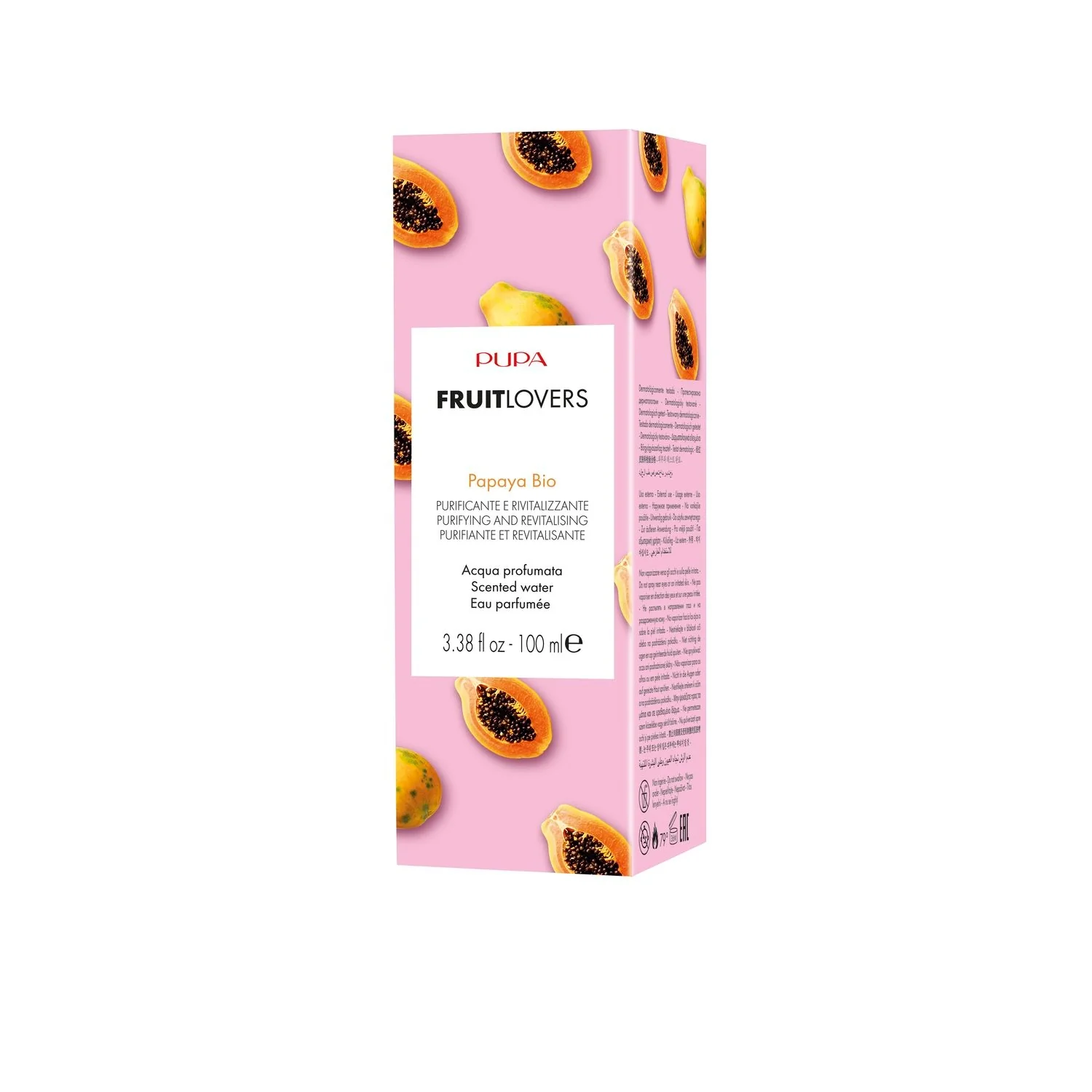 Fruit Lovers Body Treatments Geurend Water - Biologische Papaja - Aromatisch Water