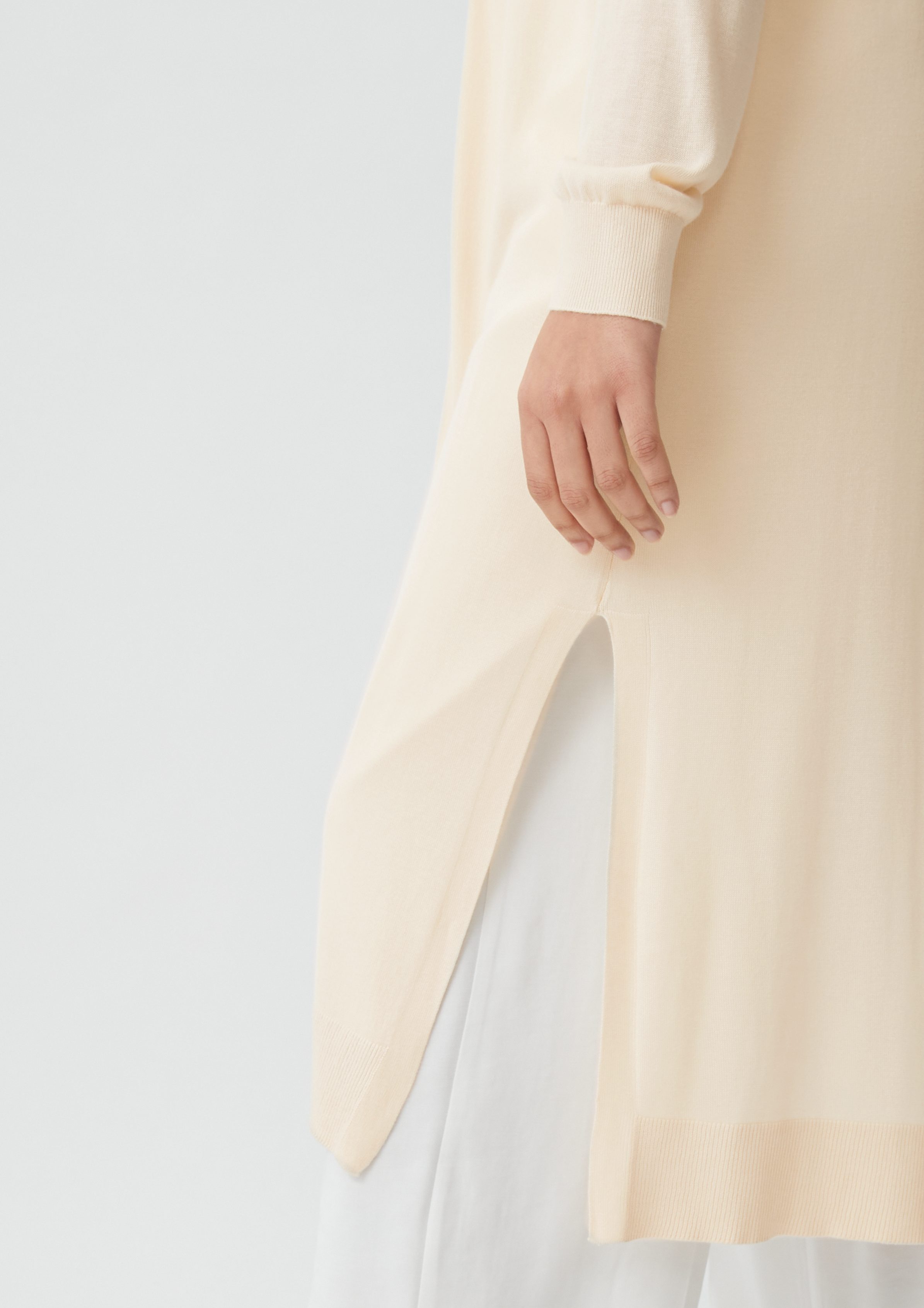 Comma Strickjacke Lange Strickjacke aus Viskose