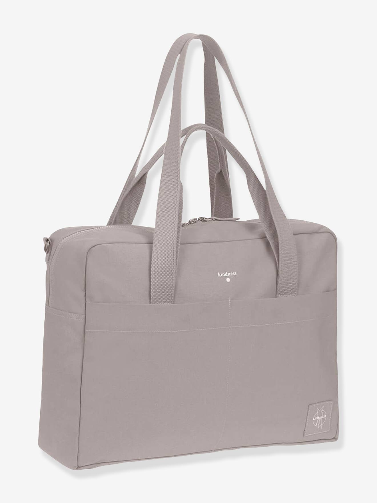 Sac à langer Green Label LÄSSIG Coton Essential taupe
