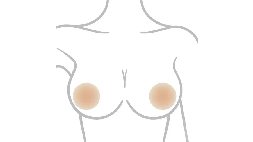 Hollywood Fashion Secrets Nippelcover Light mit Kleber