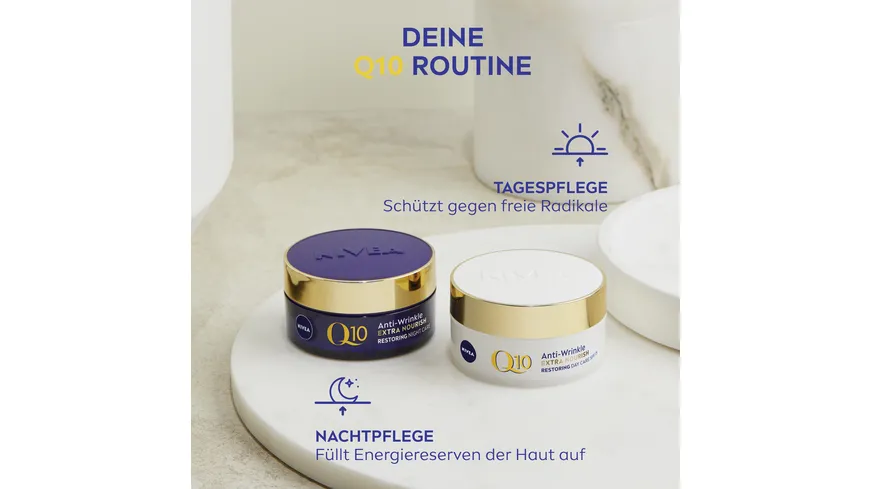 NIVEA Q10 Anti-Falten Extra-Reichhaltige Nachtpflege 50 ml