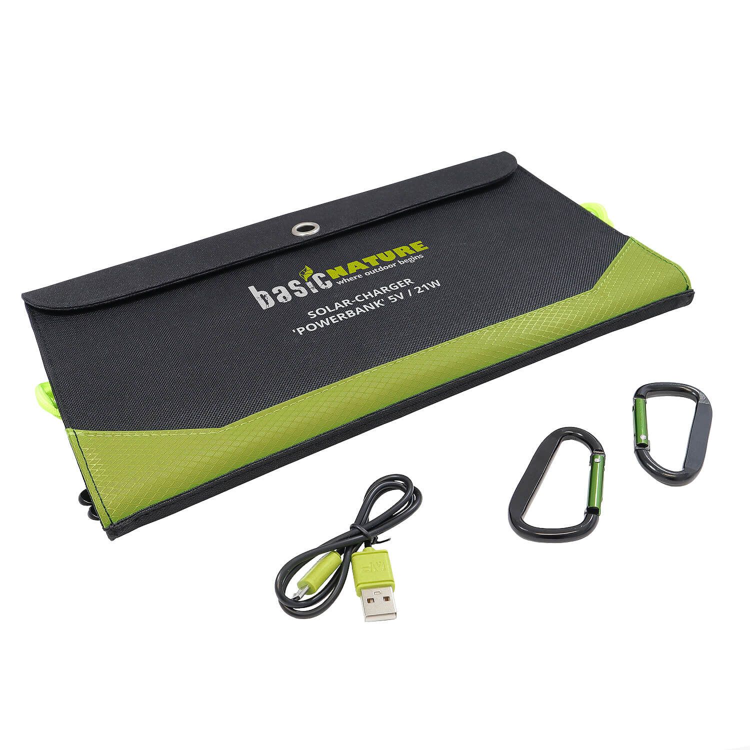Solar-Ladegerät Powerbank 5V - 21W