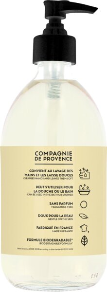 La Compagnie de Provence Home Liquid Marseille Soap Fragrance-Free Flüssigseife