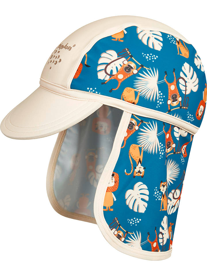 Playshoes Nackenschutzcap in Blau/ Bunt günstig kaufen