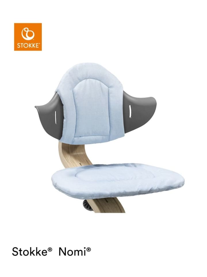 Stokke Nomi® Treppenhochstuhl Kissen grey/blue in Blau ab 0 Monate günstig kaufen onesize