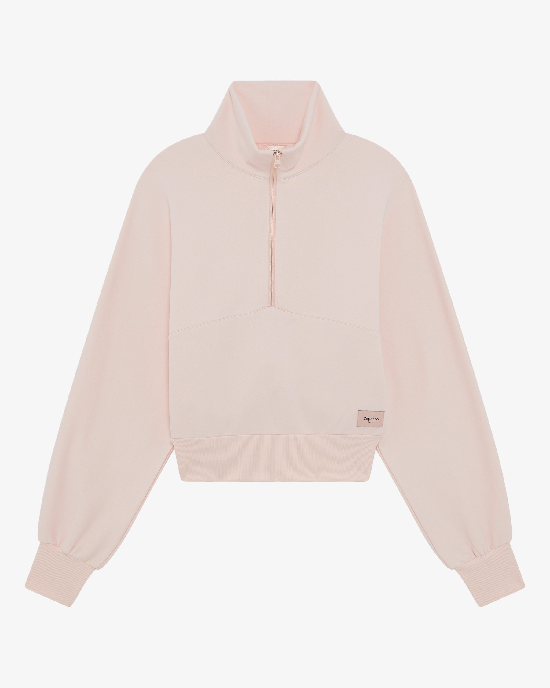High-neck sweatshirt