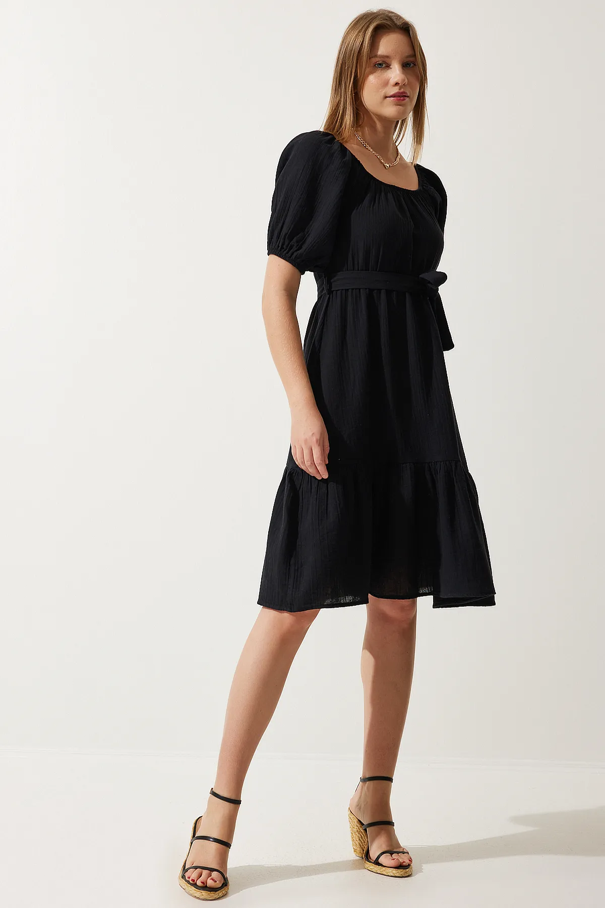 Happiness İstanbul  Kleid - Schwarz - A-Linie