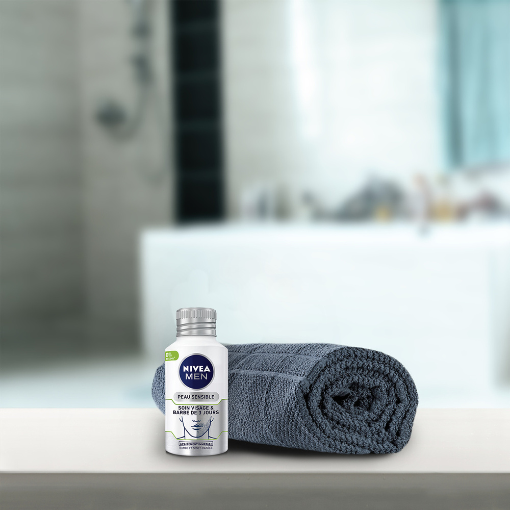 nivea SENSITIVE - Soin visage et barbe de 3 jours Soin visage et barbe homme