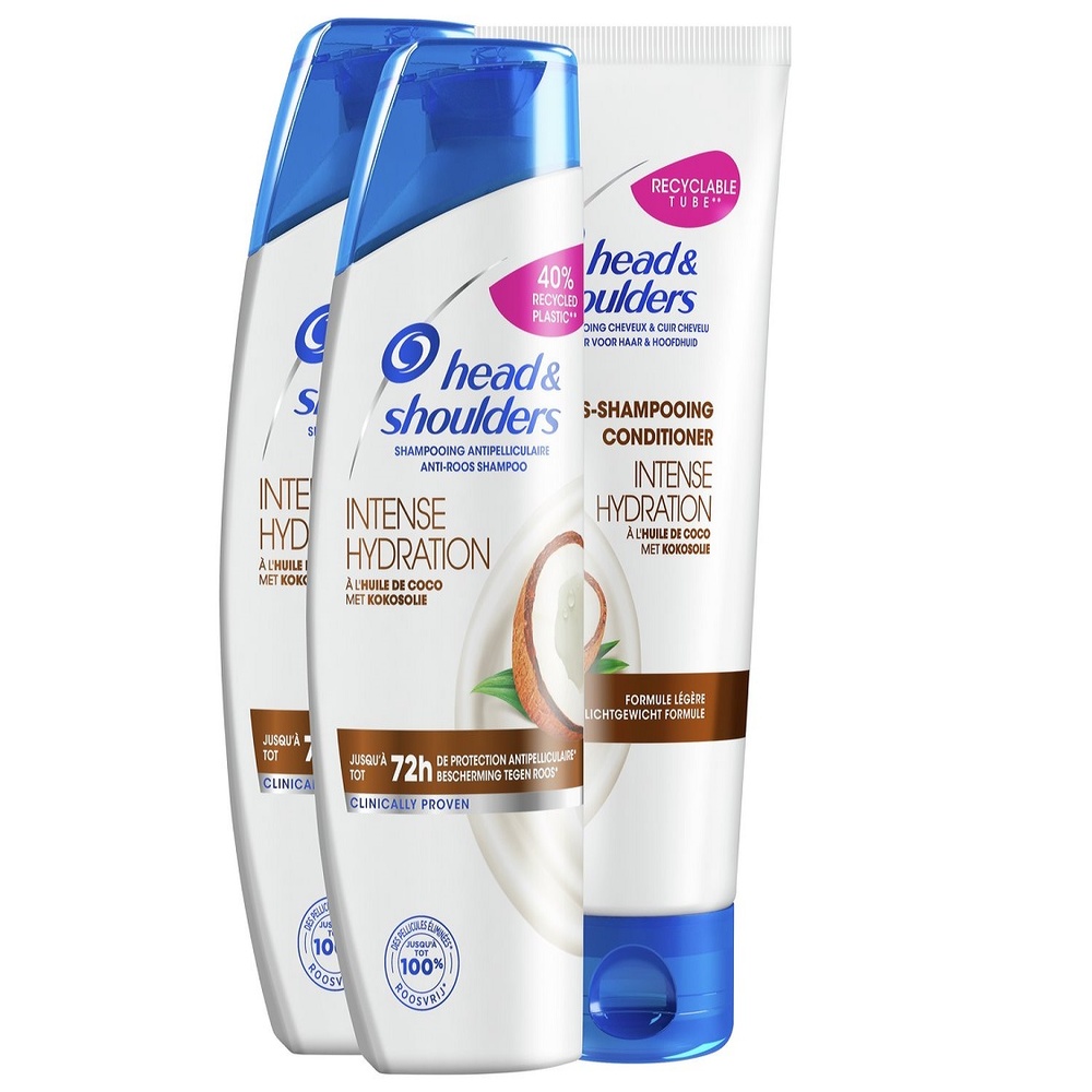 head & shoulders Head & Shoulders Intense Hydration 2xShampoing Et 1xSoin Shampoing
