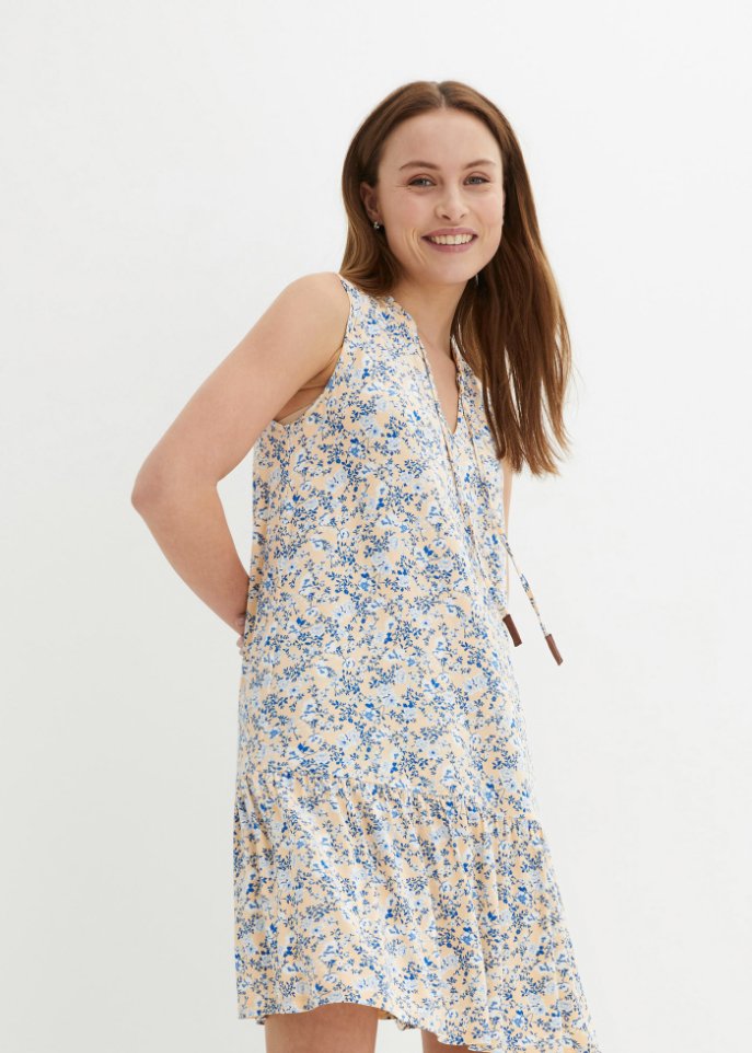 Shirtkleid mit Blumenprint