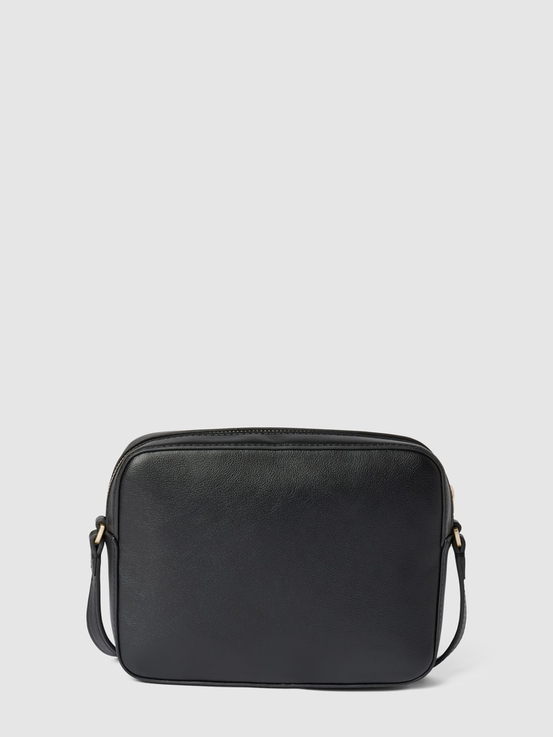 Umgängetasche mit Label-Applikation Modell 'CAMERA BAG' in schwarz