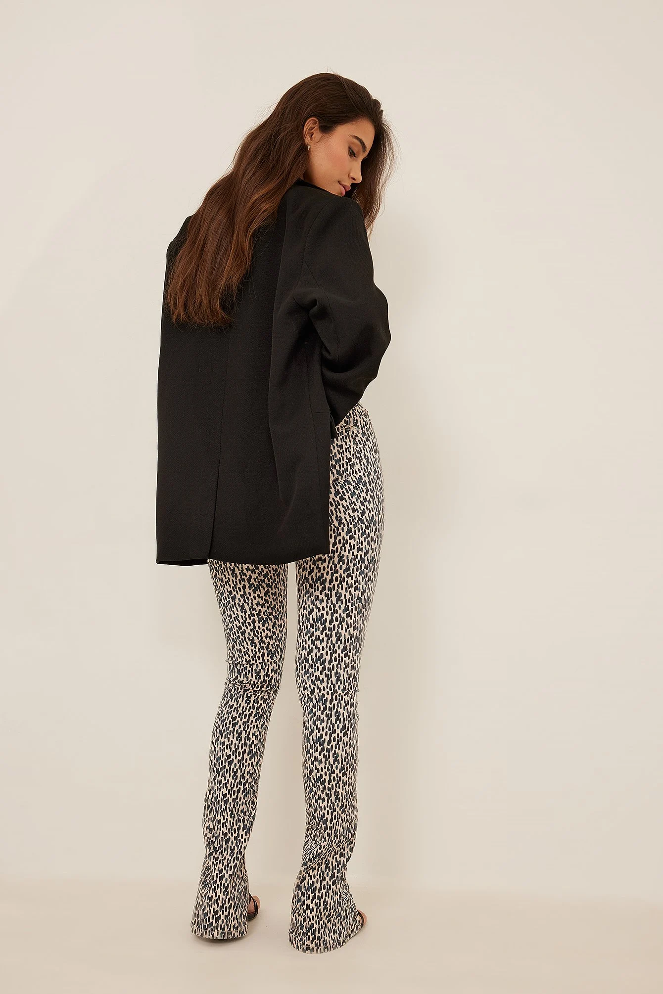 Skinny-Jeans mit Frontschlitz