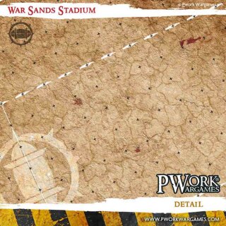 Neoprene Mat: War Sands Stadium 2,4` × 3' (73x92cm)
