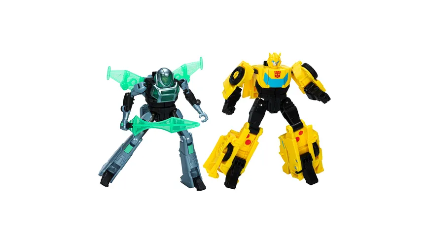Hasbro - Transformers EarthSpark Cyber-Combiner Bumblebee und Mo Malto