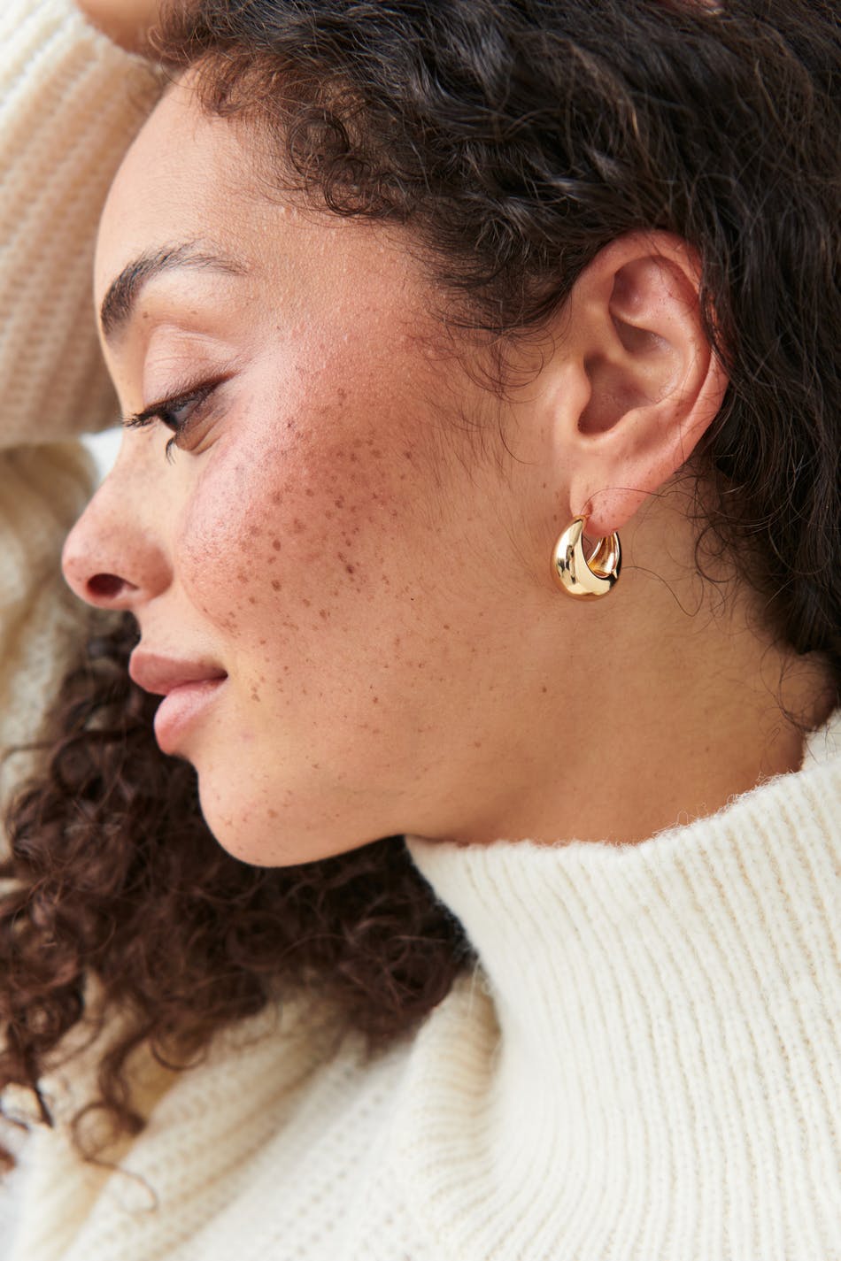 Chubby hoops earrings