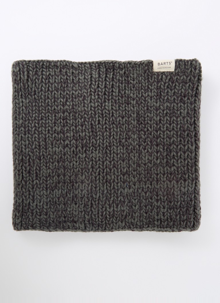 Pulover cu guler înalt din tricot gros cu logo Barts Reggey