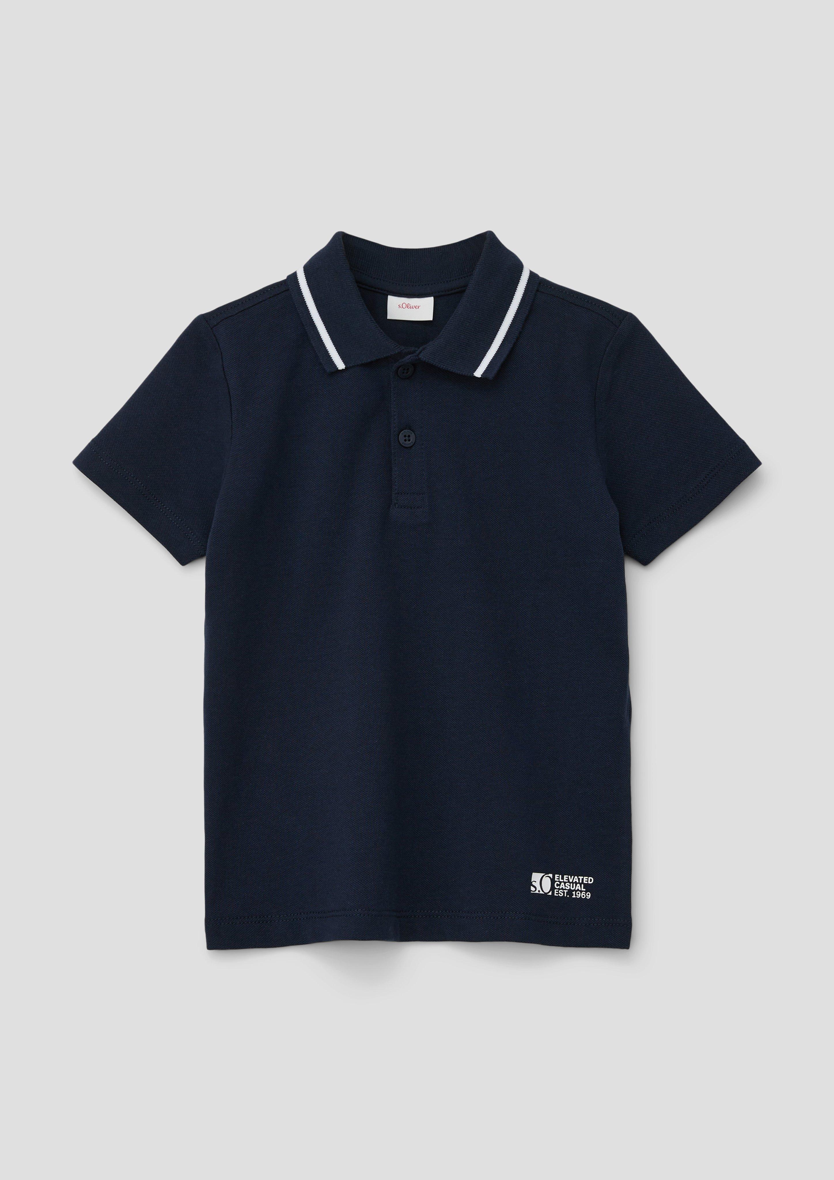 Poloshirt mit Kontrast-Streifen  2143111-5952