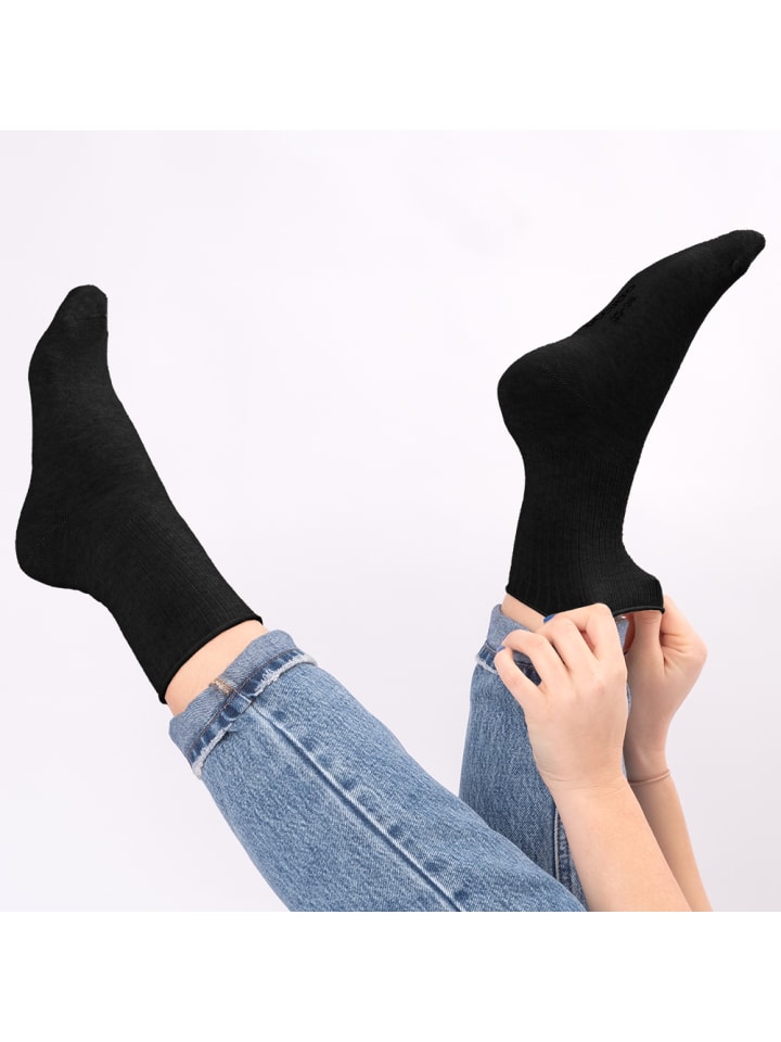Occulto 10er Pack Diabetikersocken Velano in Schwarz günstig kaufen