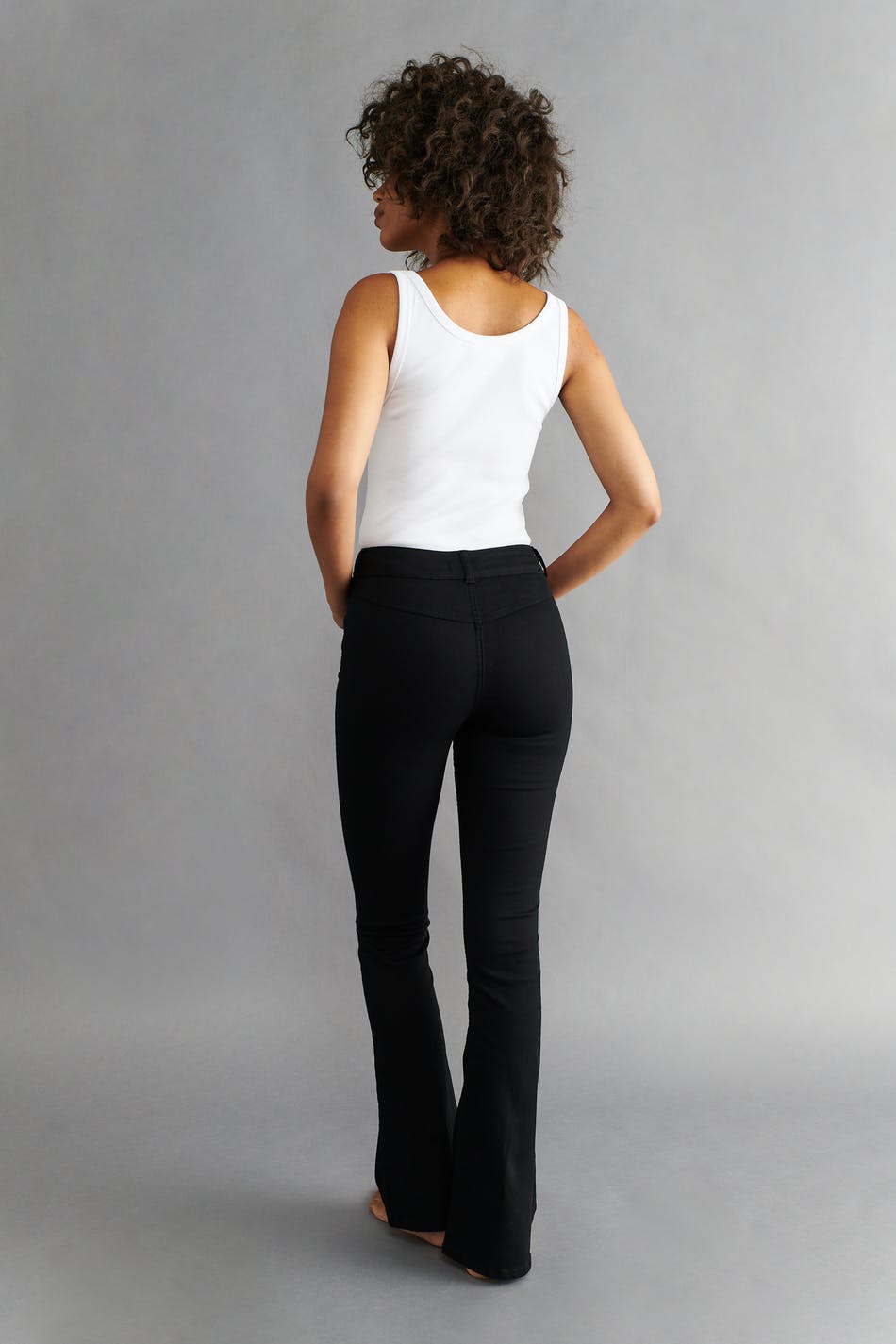 Skinny flare jeans