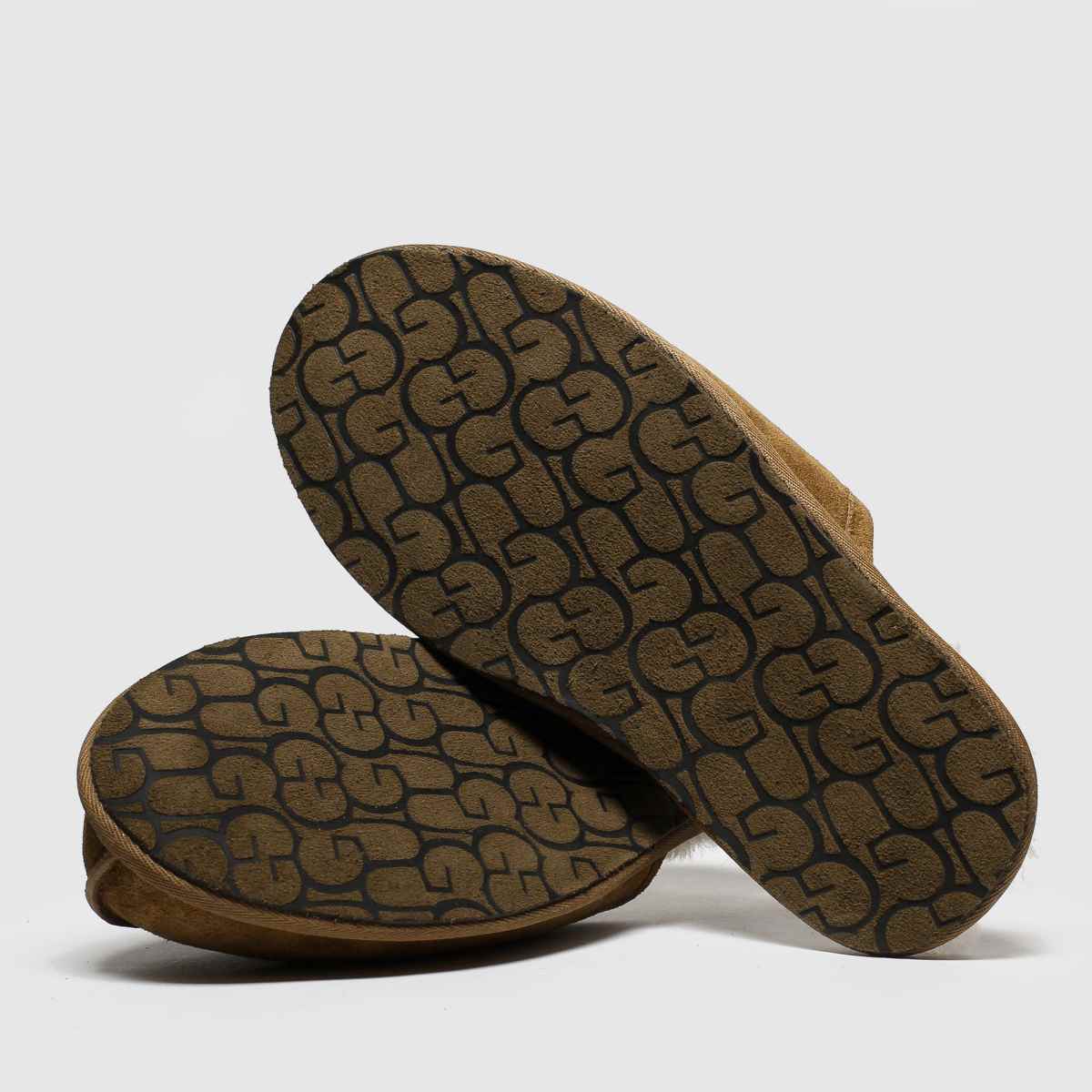 UGG súrolódó papucs gesztenyebarna színben