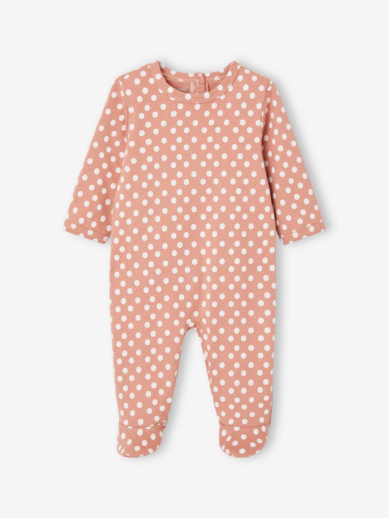 Vertbaudet 3er-Pack Baby Strampler BASIC, Interlock-Jersey - pack salbeigrün savanne