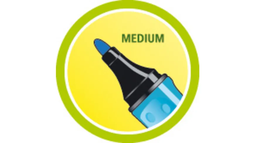 STABILO® Filzstift mit Kappenring - STABILO Cappi - 12er Pack - mit 12 verschiedenen Farben sortiert