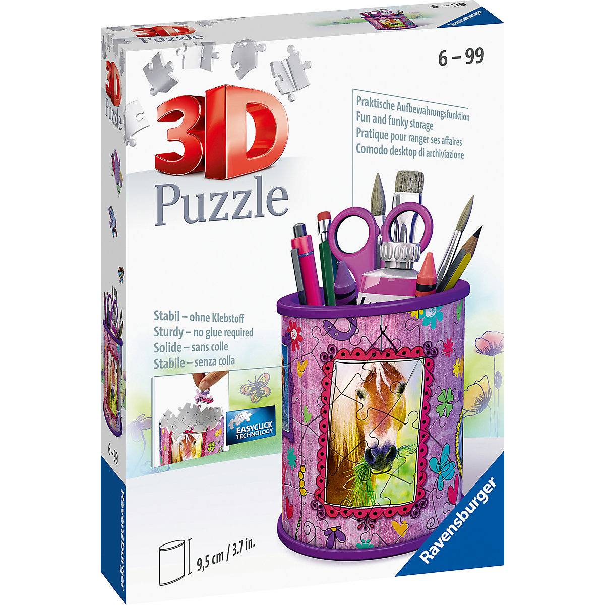 3D-Puzzle Utensilo Pferde, 54 Teile