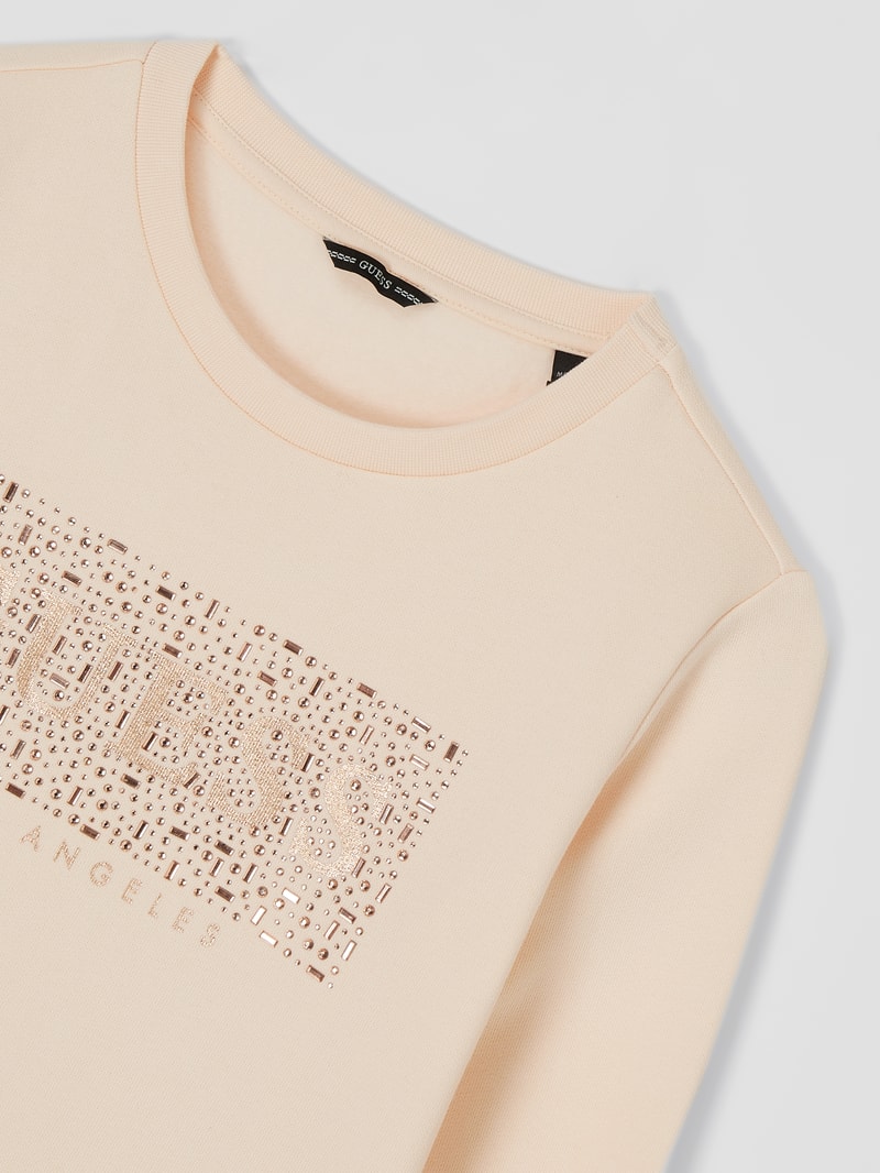 Sweatshirt aus Baumwolle in ecru