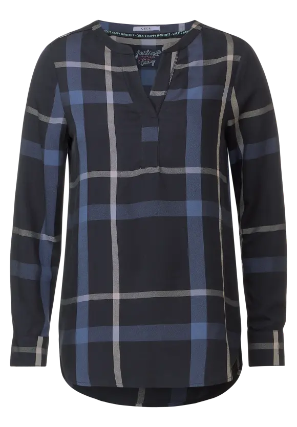 CECIL Karo Longbluse