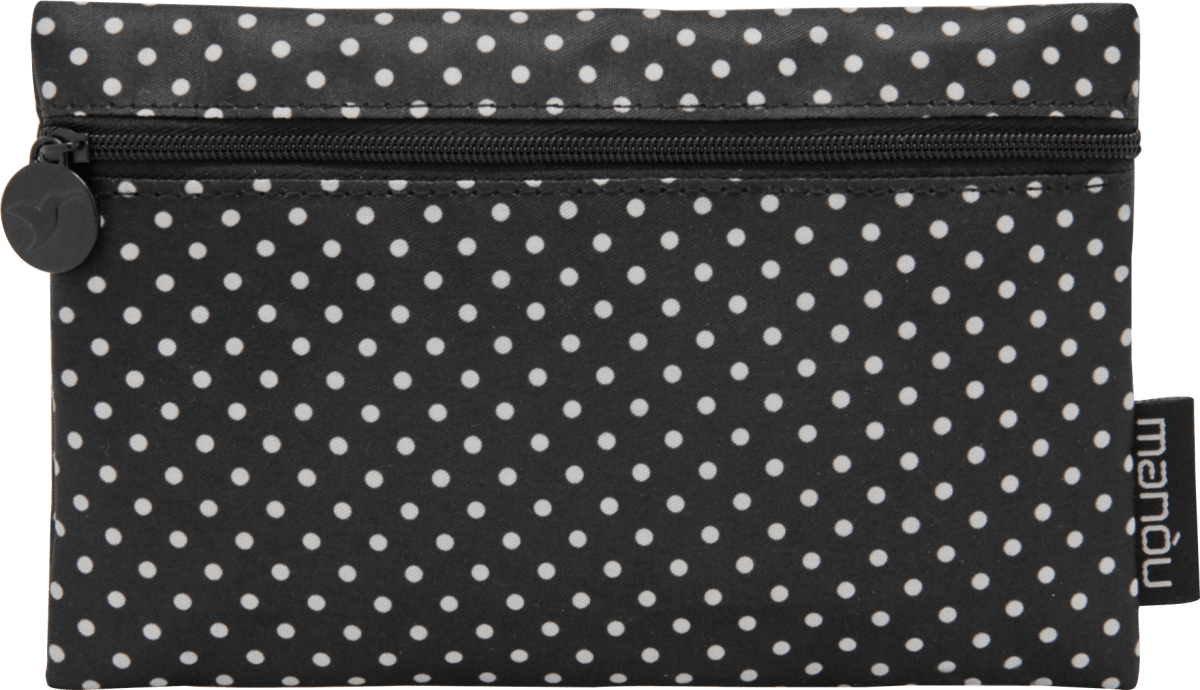 Kosmetiktasche Punkte schwarz, 1 St