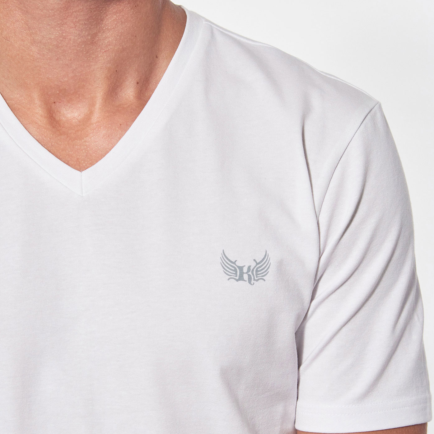 GIFT   Coffret de 2 t-shirts basiques slim Homme noir et blanc