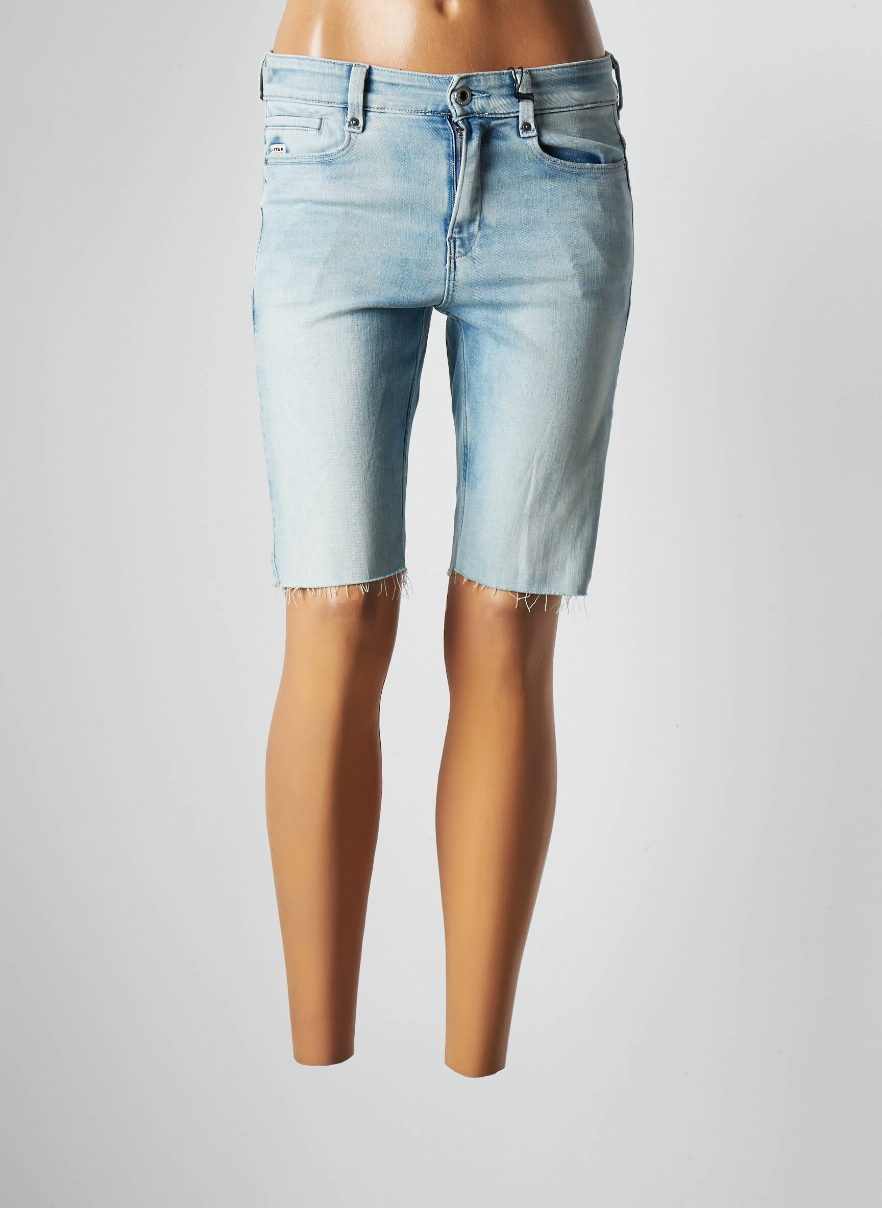 G Star Bermudas Femme couleur bleu