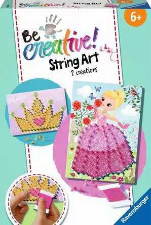 String Art Prinzessin - Bastelset für Kinder ab 6 Jahren