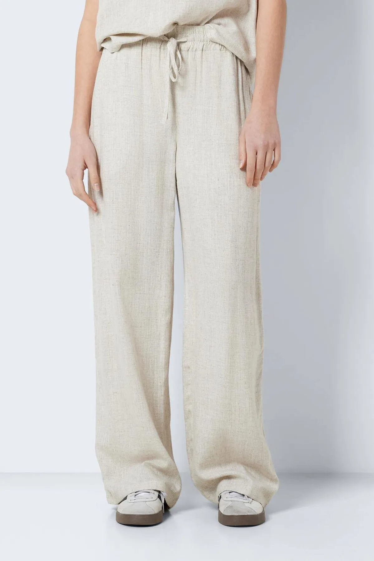 Noisy May  Hose - Beige - Wide Leg