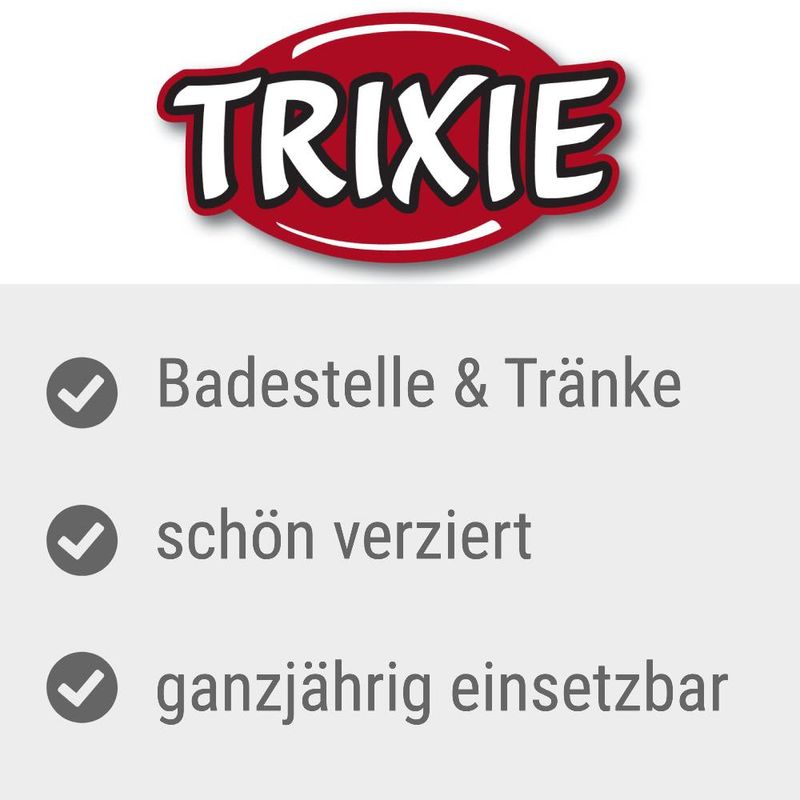 Trixie Vogeltränke & -bad zum Hinstellen zu TOP-Preisen | bitiba