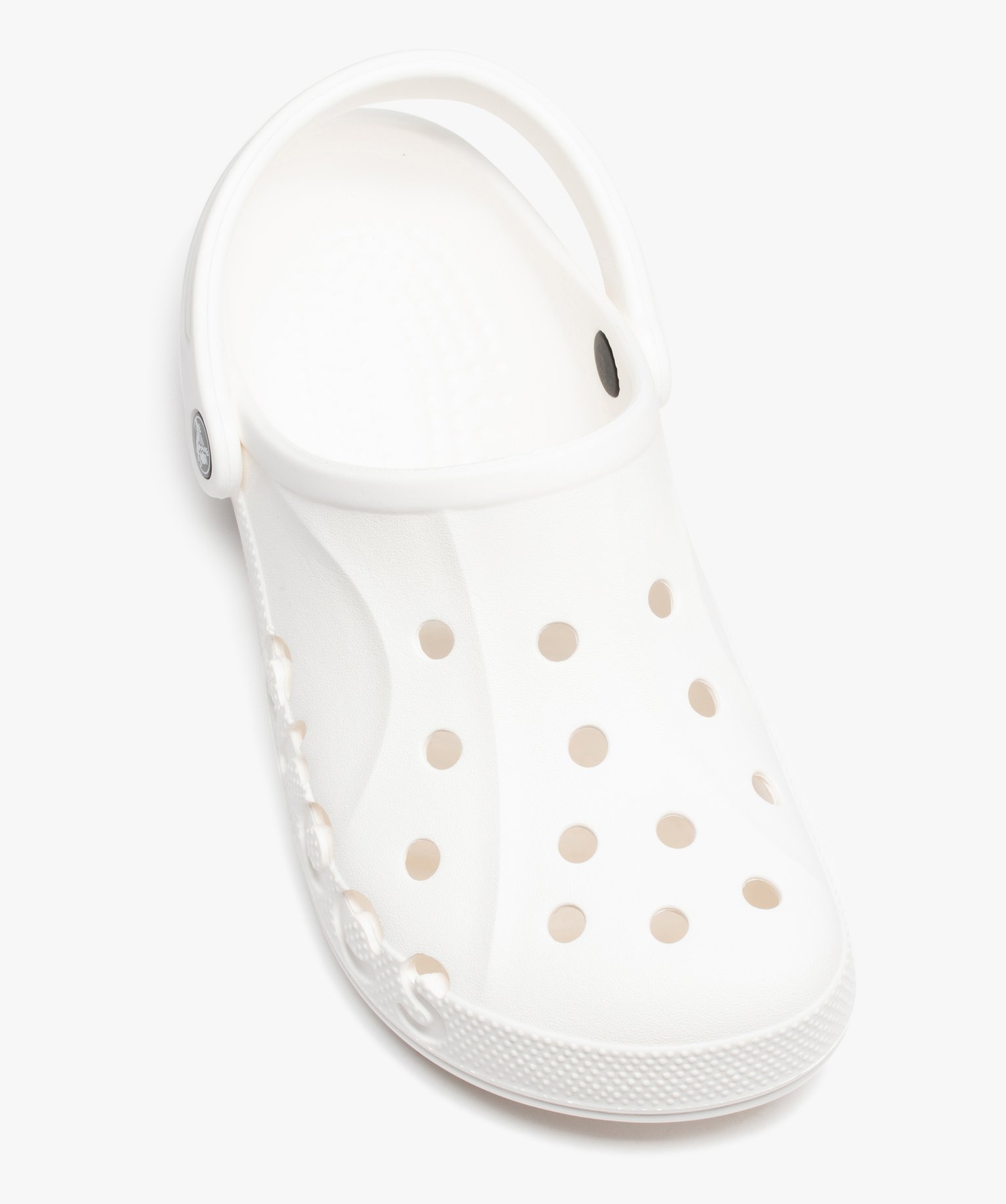 Sabots souples homme unis perforés - Crocs blanc | GEMO