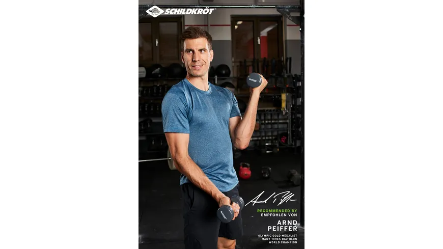 Schildkröt-Fitness - Vinyl Hantel Set, 2 x 3,0 kg