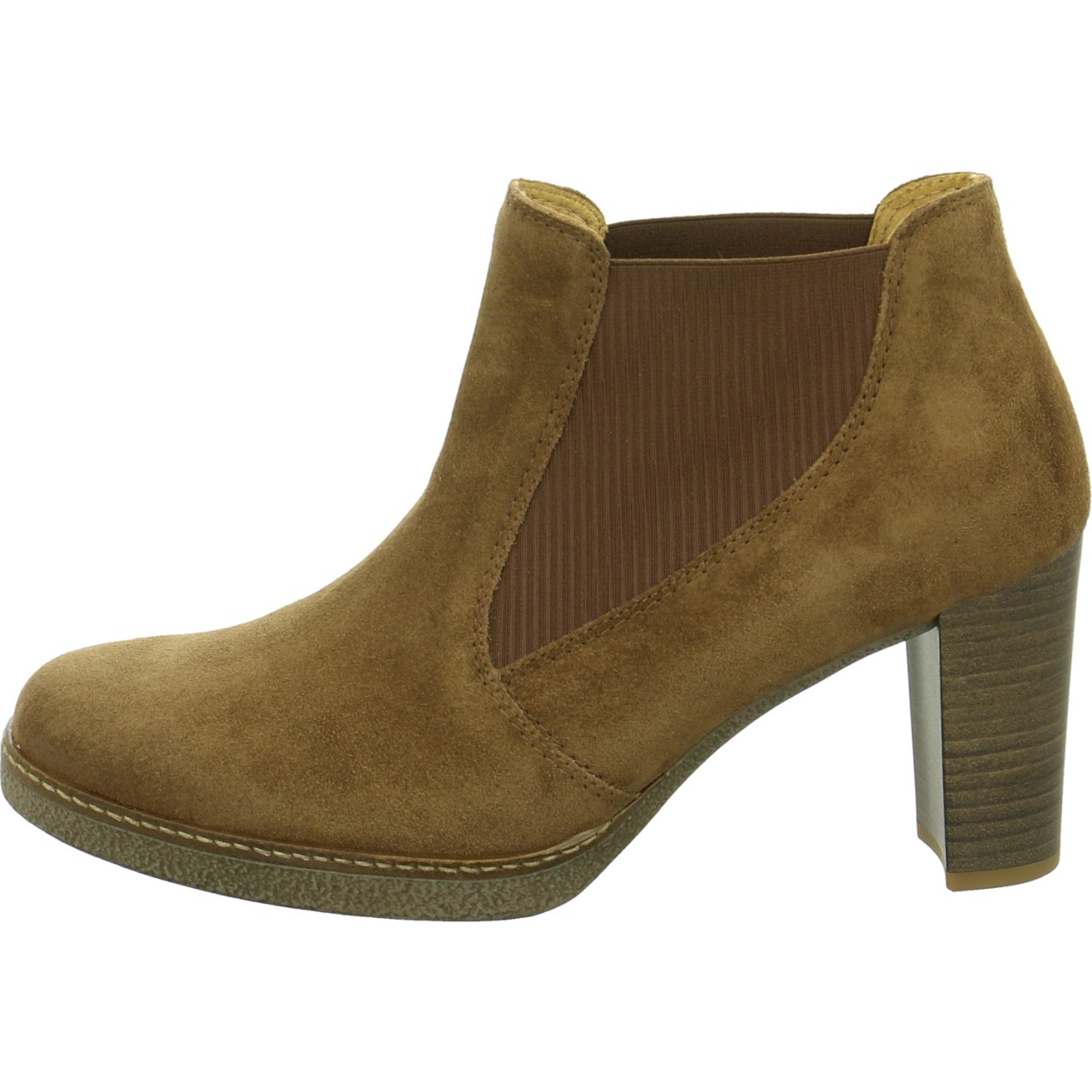 GABOR Chelsea Boot braun ranch Dreamvelour/Elastik