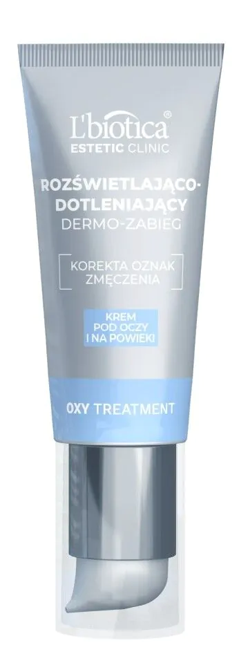 L'biotica Estetic Clinic Oxy Treatment posvjetljujuća i oksigenirajuća krema za dermotretman područja oko očiju